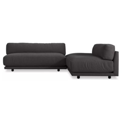 Sunday Small Backless L Sectional Sofa