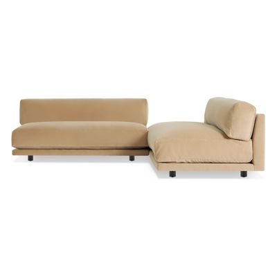 Sunday Small Backless L Sectional Sofa