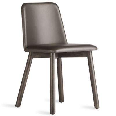 Chip Leather Dining Chair (Smoke/Grey-Brown)-OPEN BOX RETURN