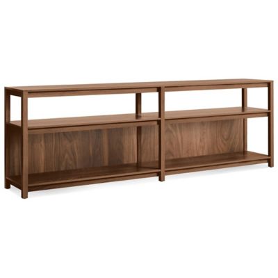 Open Plan Long and Low Bookcase by Blu Dot at