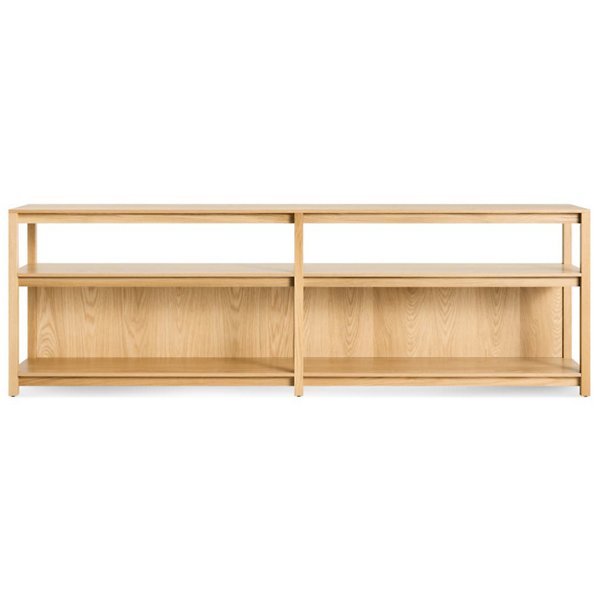 Open Plan Long and Low Bookcase