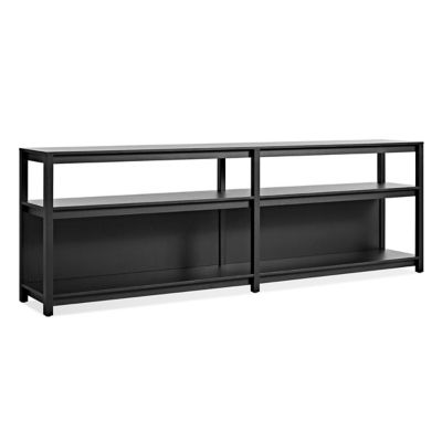 Open Plan Long and Low Bookcase