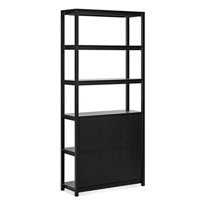 Blu Dot Open Plan Tall Bookcase in Black