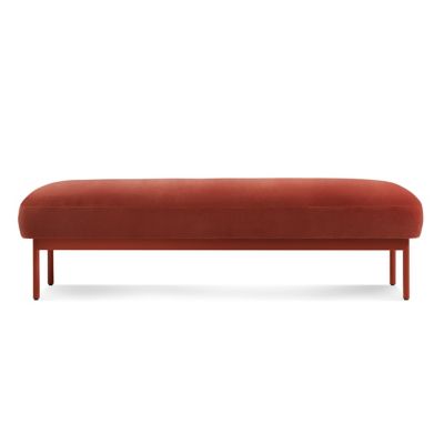 Puff Puff Bench by Blu Dot (Tomato Velvet) - OPEN BOX RETURN