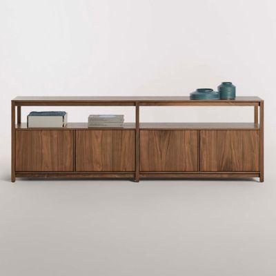 Shown in Walnut color, Large size, in use