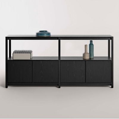 Shown in Black Oak color, Medium size, in use