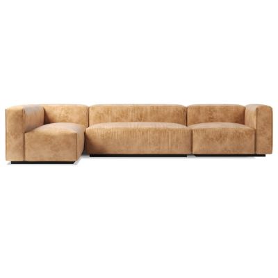 Cleon Medium Plus Leather Sectional Sofa
