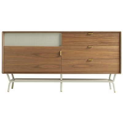 Dang 1 Door/3 Drawer Console (Walnut) - OPEN BOX