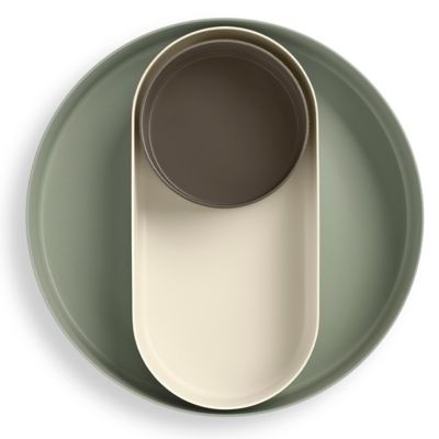 Ends Trays, Set of 3 (Green) - OPEN BOX