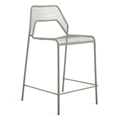 Hot Mesh Stool (Gray Green|Counter) - OPEN BOX