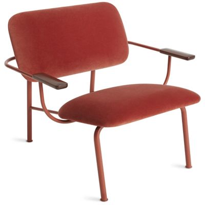 Method Lounge Chair (Tomato Velvet) - OPEN BOX