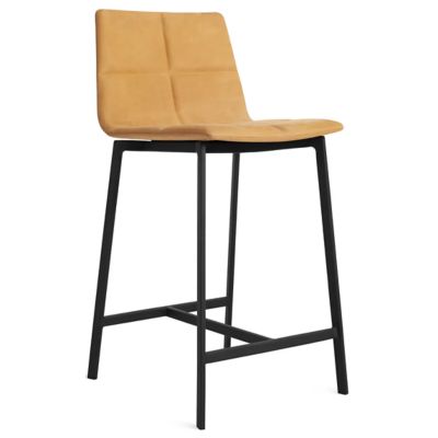 Between Us Stool (Camel Leather|Counter) - OPEN BOX