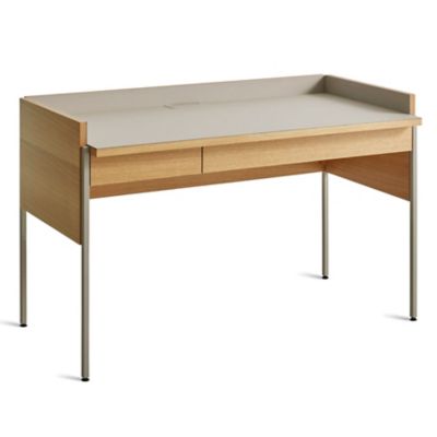 Tabloid Desk (White Oak with Putty) - OPEN BOX