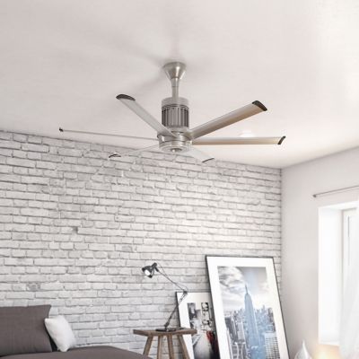 Shown in Brushed Silver with Brushed Silver Blades finish
