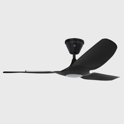 Shown in Matte Black Fan Body and Blade finish, 52 inch size