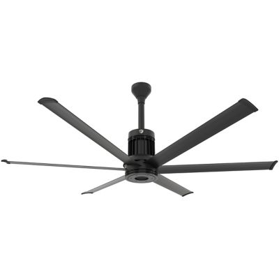 I6 Universal Mount Outdoor Ceiling Fan(Black|72 In)-OPEN BOX