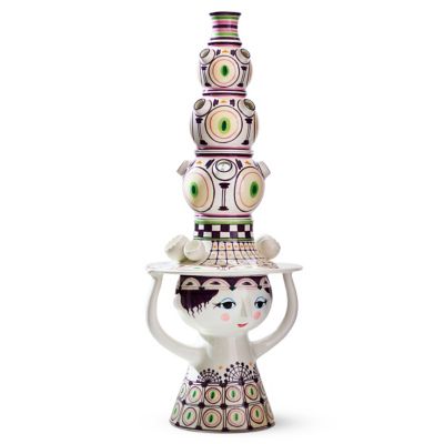 Lady with Hat Floor Vase