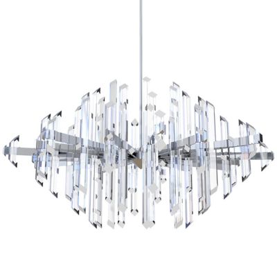 Facets LED Oval Chandelier