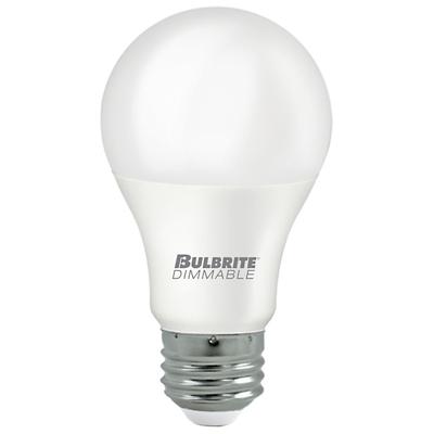 9W 120V A19 E26  2700K LED Frosted Bulb