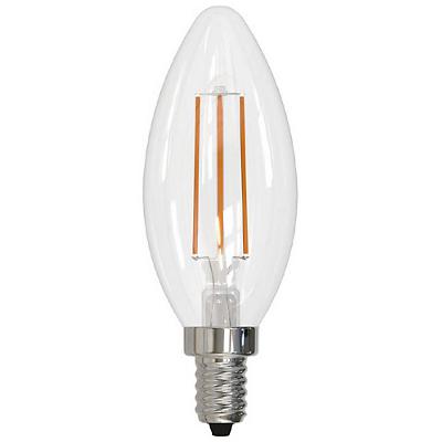 5W 120V B11 E12 2700K Clear LED Bulb