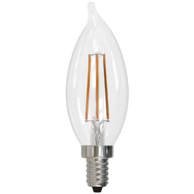 5W 120V CA10 E12 2700K Clear LED Bulb
