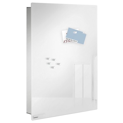 Velio Glass Magnet Board Organizer (White/L)-OPEN BOX RETURN
