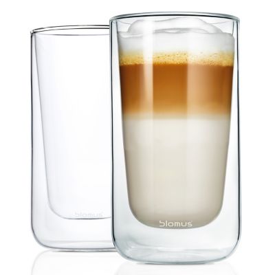 NERO Set of 2 Insulated Latte Macchiato Glasses