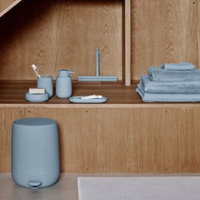 Shown in Ashley Blue Color, Large Size, in use
