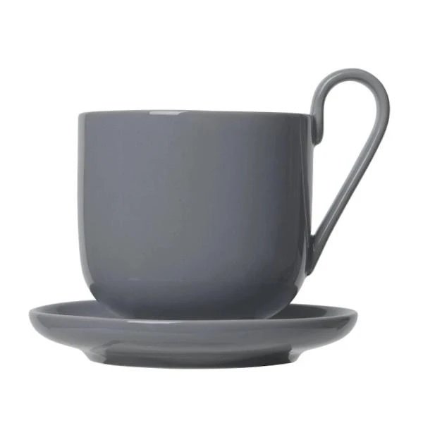 RO Coffee Cup with Saucer - Set of 2