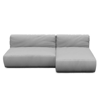 GROW Combination C Outdoor Armless Sofa With Chaise