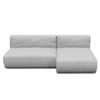 GROW Combination C Outdoor Armless Sofa With Chaise