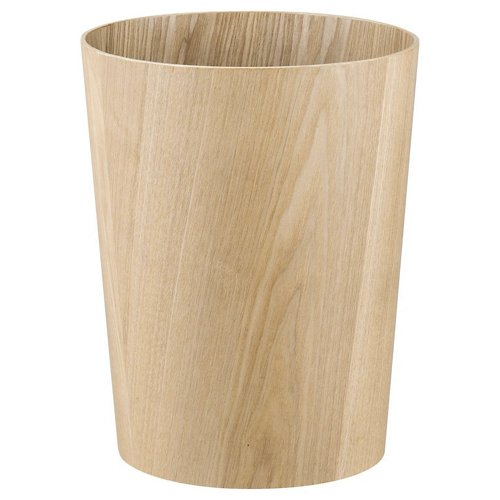 WILO Round Hardwood Wastepaper Basket