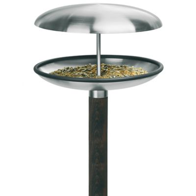 Fuera Bird Feeder and Bird Bath (Stainless Steel) - OPEN BOX