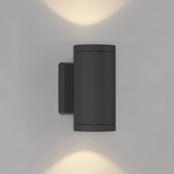 Outdoor Cylinder LED 4-Inch Up and Down Wall Sconce