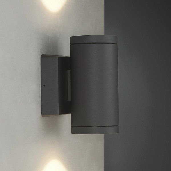 Outdoor Cylinder LED 4-Inch Up and Down Wall Sconce