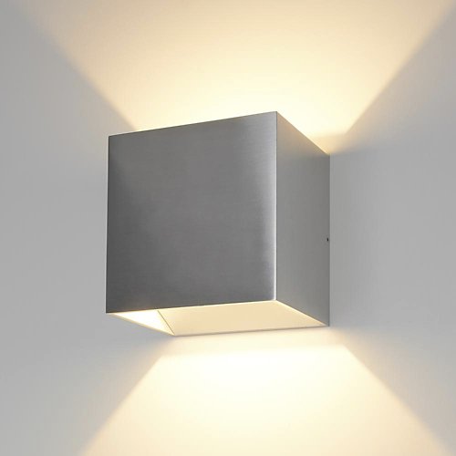 QB LED Wall Sconce (Brushed Chrome/Non-Dimmable) - OPEN BOX