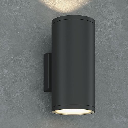 Outdoor Wall Sconce(Anthracite/6 In/Up & Downlight)-OPEN BOX