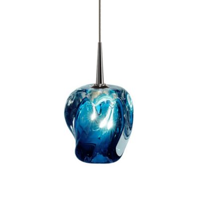 Aurora LED Mini Pendant (Blue/Chrome/4-Inch Canopy)-OPEN BOX