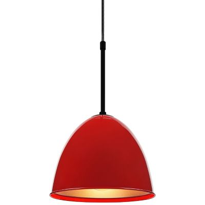 Classic Pendant (Red |Bronze|4" Monopoint|Incand) - OPEN BOX