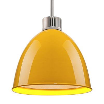 Classic Pendant (Yellow|Chrome|4" Monopoint|Incand)-OPEN BOX