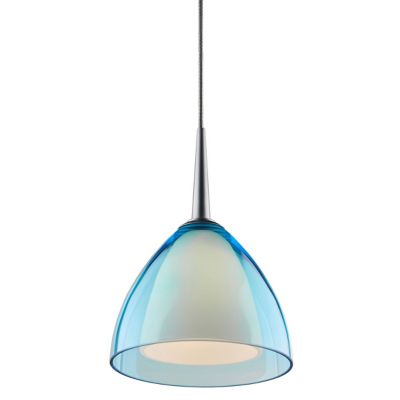 Rainbow LED Mini Pendant (Turquoise|Matte Chrome) - OPEN BOX