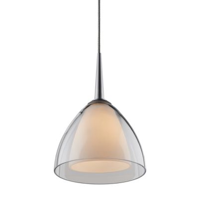 Rainbow Mini Pendant (Clear|Matte Chrome) - OPEN BOX