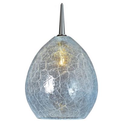 Vibe Down Pendant Light(Glacier|Chrome|4 In Canopy)-OPEN BOX
