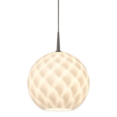 Sirena Mini Pendant (White|Matte Chrome) - OPEN BOX