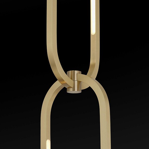 Ovalo Chain Single LED Pendant