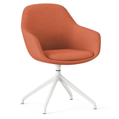 Guest Swivel Chair (Burnt Orange) - OPEN BOX
