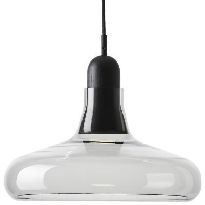 Shadow XL Pendant (Smoke Grey w/ Stained Black Oak)-OPEN BOX