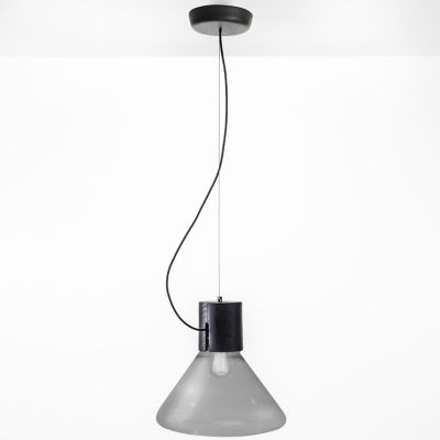 Muffin Small Pendant(Smoke Grey w|Black Oak)-OPEN BOX