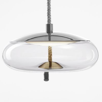 Knot Pendant (Transparent|Steel|49.2 In|Med)-OPEN BOX