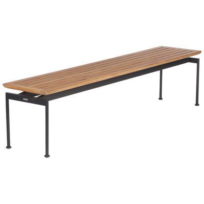 Layout Outdoor Bench with Teak Seat